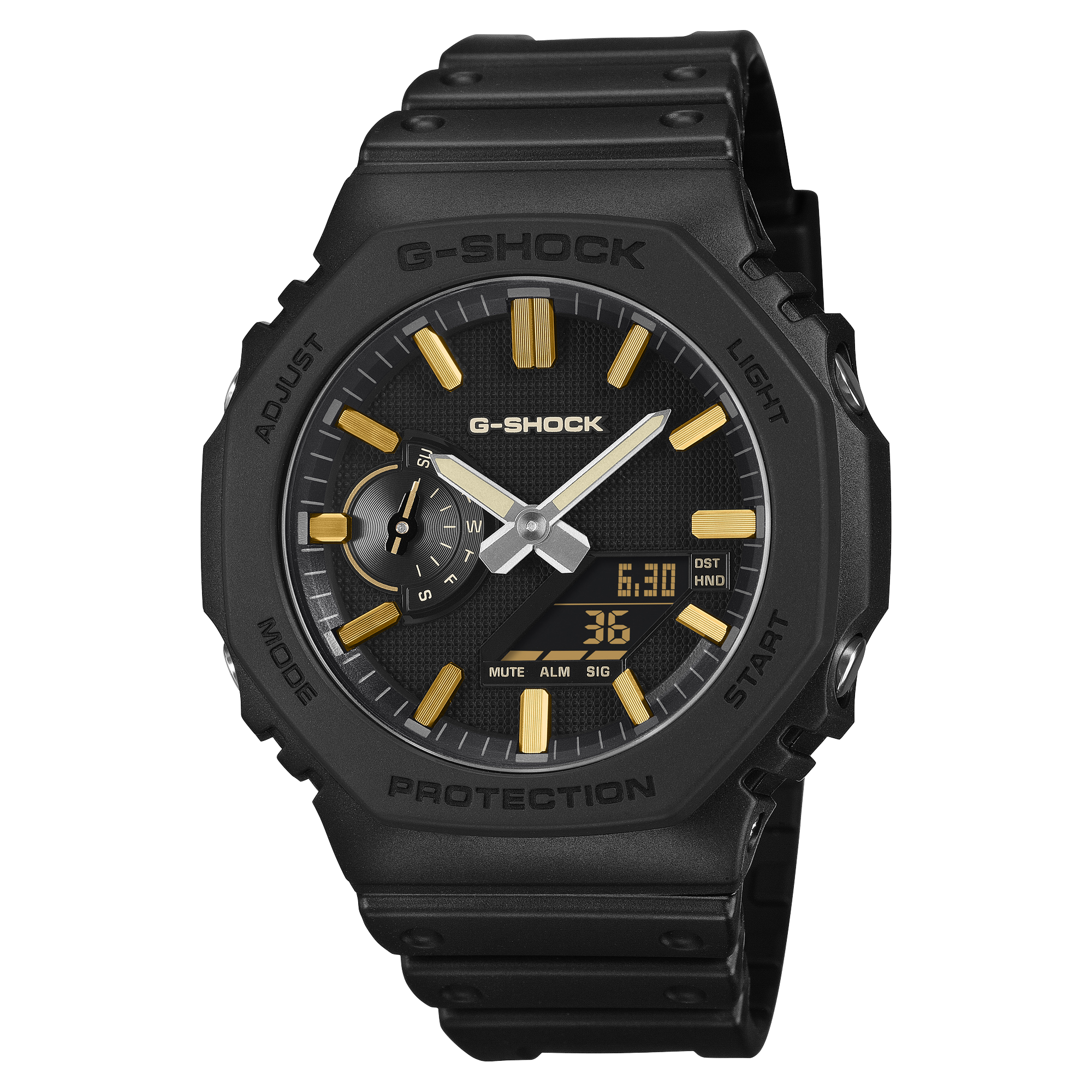 GA-2100LXB-1A9JFとGST-B1000BD-1AJFを並べたG-SHOCK公式商品画像