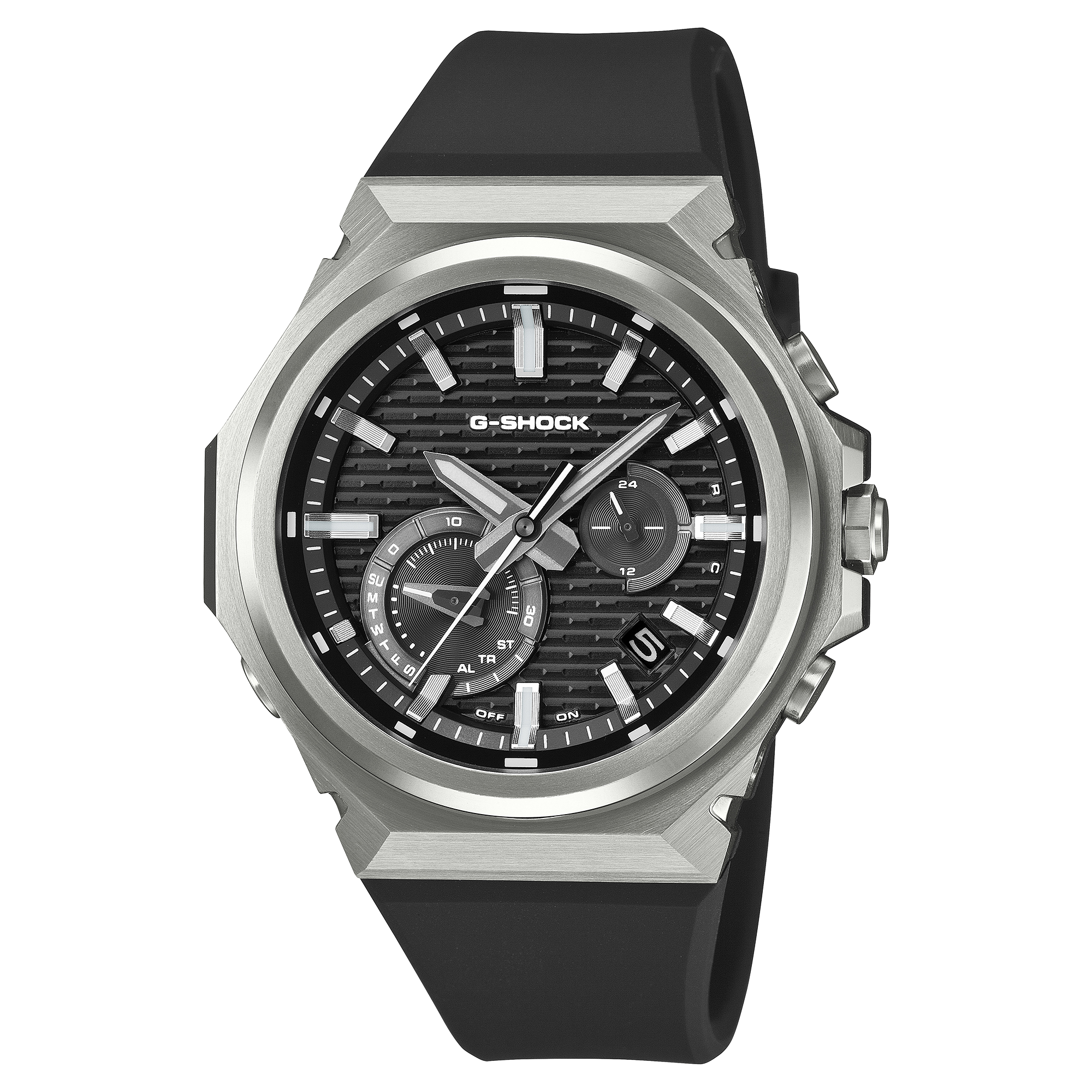 GST-B1000-1AJFとGWR-B3000B-8AJFを並べたG-SHOCK公式商品画像